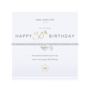 Joma- A Little 'Happy 30th Birthday' Bracelet