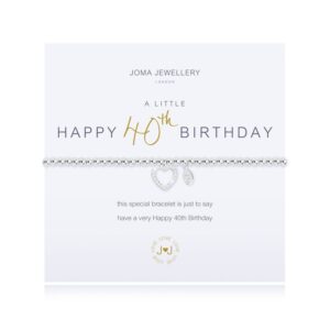 Joma- A Little 'Happy 40th Birthday' Bracelet
