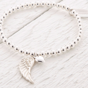 Lucy Bradshaw Sterling Silver Parisa Silver Angel Wing Bracelet