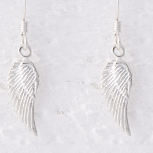 Lucy Bradshaw Lailah Small Angel Wing Earrings