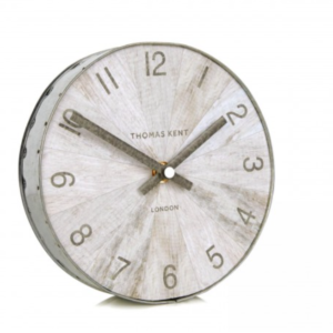 Thomas Kent Clocks | Wharf Pickled Oak Mantel Clock