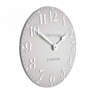 Thomas Kent Clocks | Arabic Dove Grey Small Wall Clock