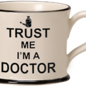 moorland pottery - trust me I'm a doctor mug