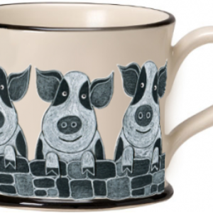 moorland pottery - pig mug