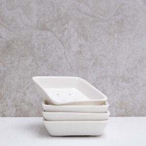 Chalk Porcelain Soap Dish