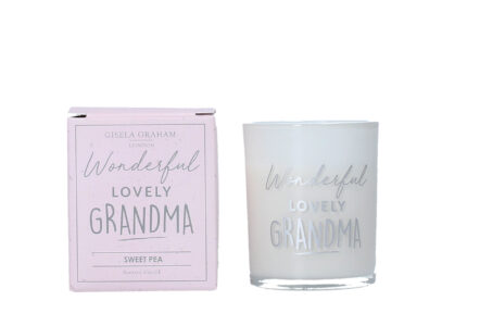 Gisela Graham 'Wonderful Lovely Grandma' Candle