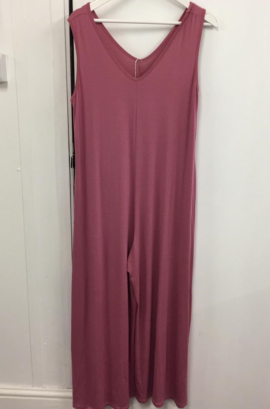 loose jersey jumpsuit
