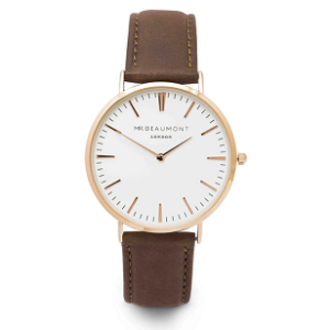 Mr Beaumont Brown Leather Watch