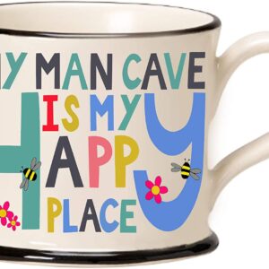 Moorland Pottery - My Man Cave is my Happy Place Mug