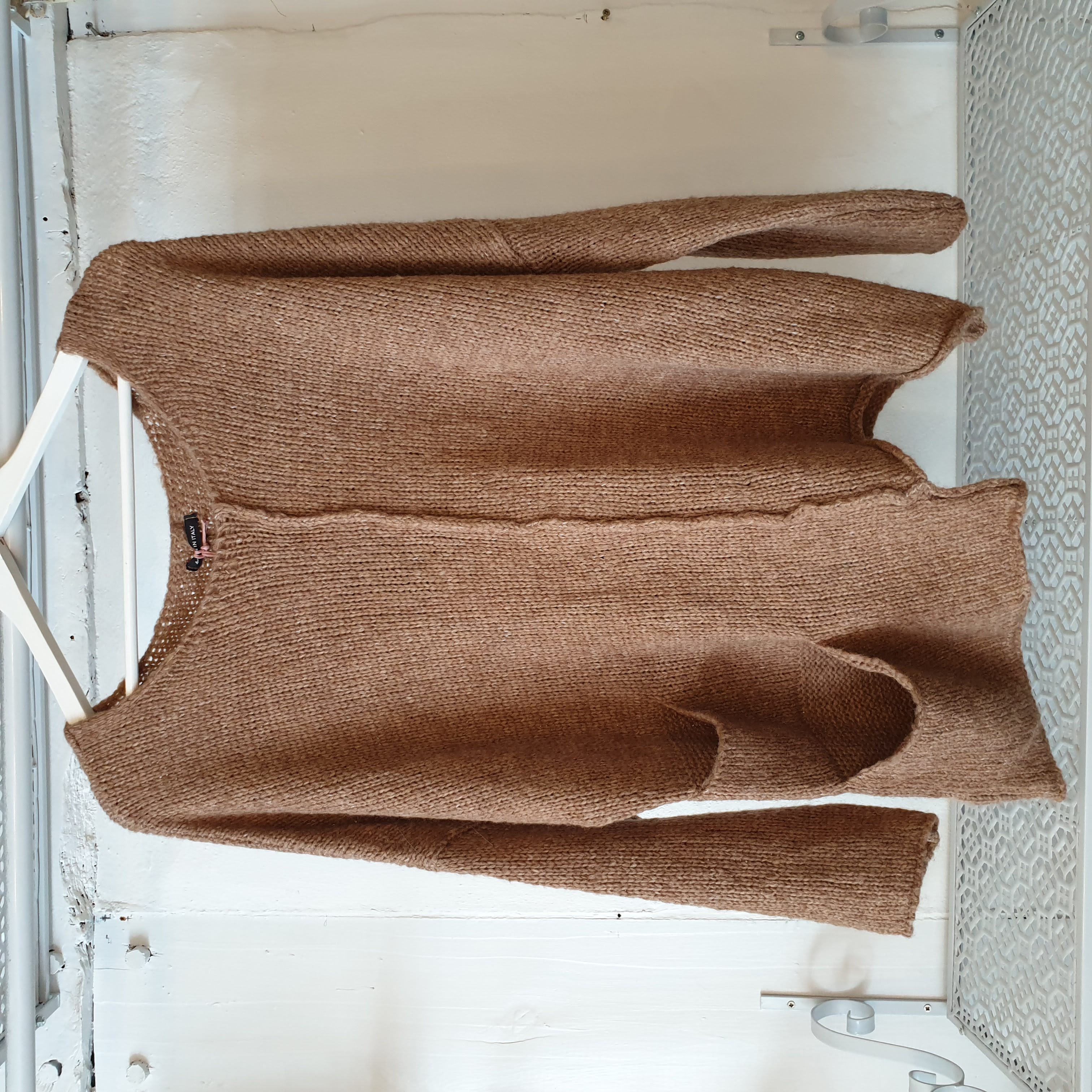 ladies tan jumper