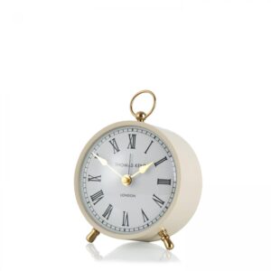 Thomas Kent 4" Wren Mantel Clock Taupe