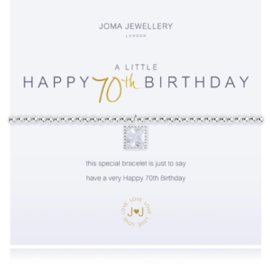 Joma A Little 70th Birthday Bracelet