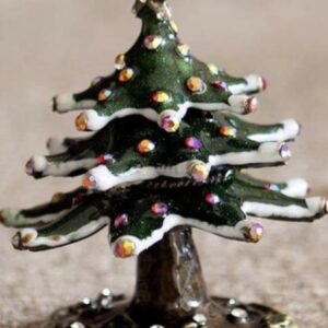London Ornaments Christmas Tree Trinket Box