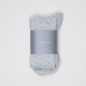 Chalk Cosy Socks Silver