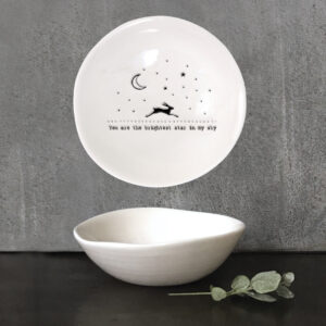 East of India Wobbly Bowl 'You are the brightest star in my sky'