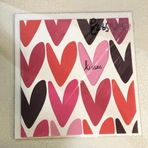 Caroline Gardner Valentine's Card Kisses