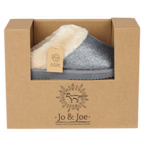 Jo & Joe Sparkle Blue Slippers