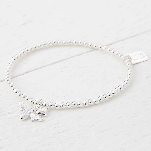 Sterling silver bee bracelet - Lucy Bradshaw