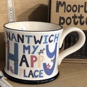 Moorland Pottery 'Nantwich Is My Happy Place' Mug