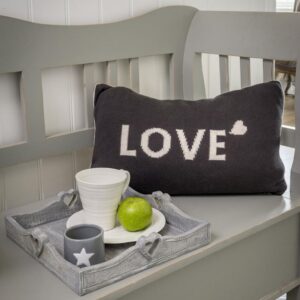 Retreat Love Knitted Cushion