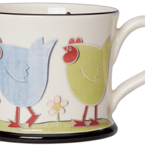 Moorland Pottery Mug 'Chicken Run Mug'