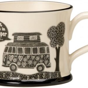 Moorland Pottery Mug ' What Goes On In The Camper Van...'