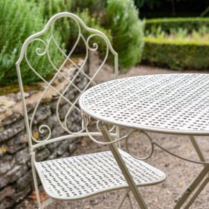 Avalon Bistro Set 3 piece's in Cream (collection only)