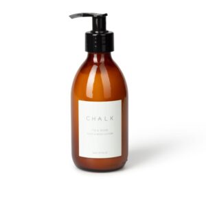 Chalk Amber Glass Hand & Body Lotion/Fig & Olive