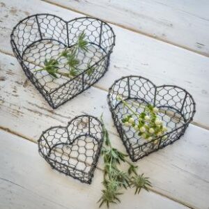 Heart Wire Basket