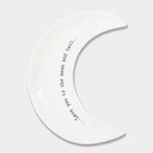East Of India "Love you to the moon and back.. " Jewellery Dish