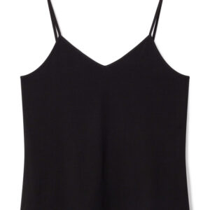 Chalk Lauren Vest Top in Black m/l