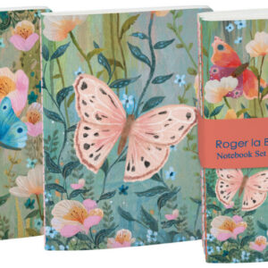 Roger La Borde Set of 3 Notebooks/ Butterfly Ball