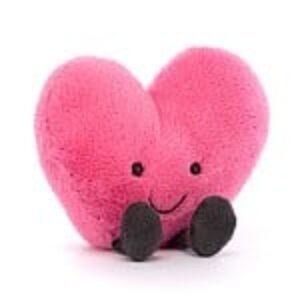 Jellycat Amuseable Hot Pink Heart Little