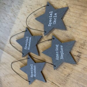 East of India Wooden Star Signs