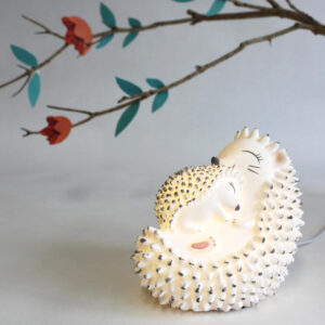 Mother and Baby Hedgehogs Light