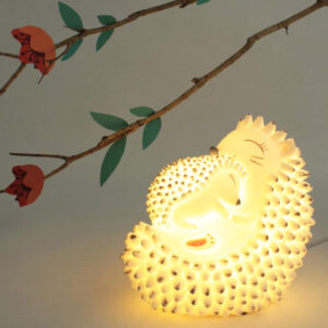 Mother and Baby Hedgehogs Light