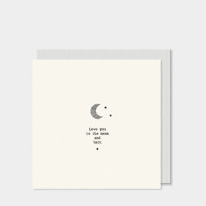 Love you to the moon and back card