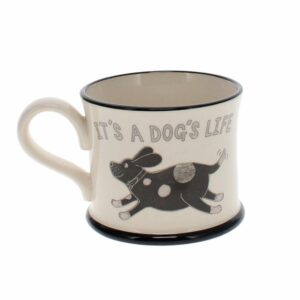 Moorland Pottery Mug 'It's a Dog's Life, Take the Lead’
