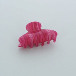 Barley Sugar Medium Claw clip- Pink