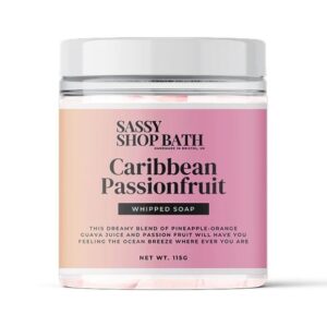 Sassy Shop Bath "Caribbean passionfruit" Whipped Soap