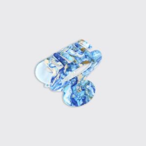 Athena Small Claw Clip- Azure Blue