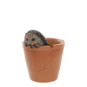London Ornament Hedgehog in a Pot