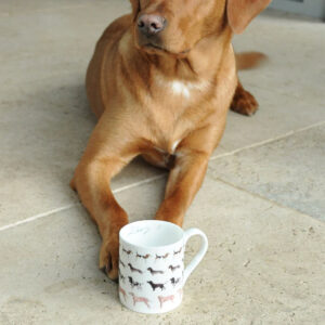 "WOOF" Bone China Mug