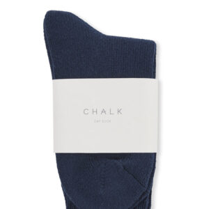 Chalk Day Sock/Navy
