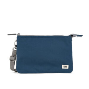 Roka Carnaby XL Deep Blue Crossbody Recycled Canvas