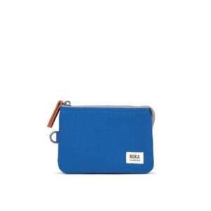 Roka Carnaby Galactic Blue Recycled Canvas Wallet Purse