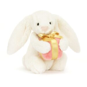 Jellycat Bashful Bunny with Present