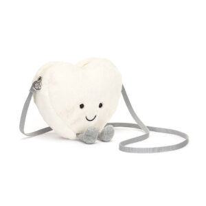 Jellycat Amuseable Cream Heart Bag (NEW)