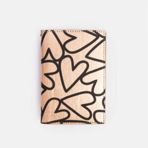 Caroline Gardner Rose Gold Hearts Passport/ Card Holder