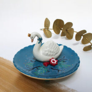 Secret Garden Swan Trinket Dish